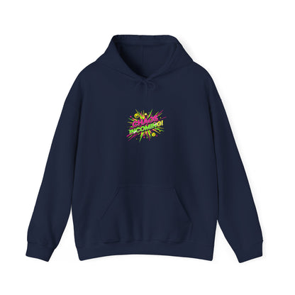 chaos incoming Hoodie | slogan & glitch graphic, meme phrase sweatshirt